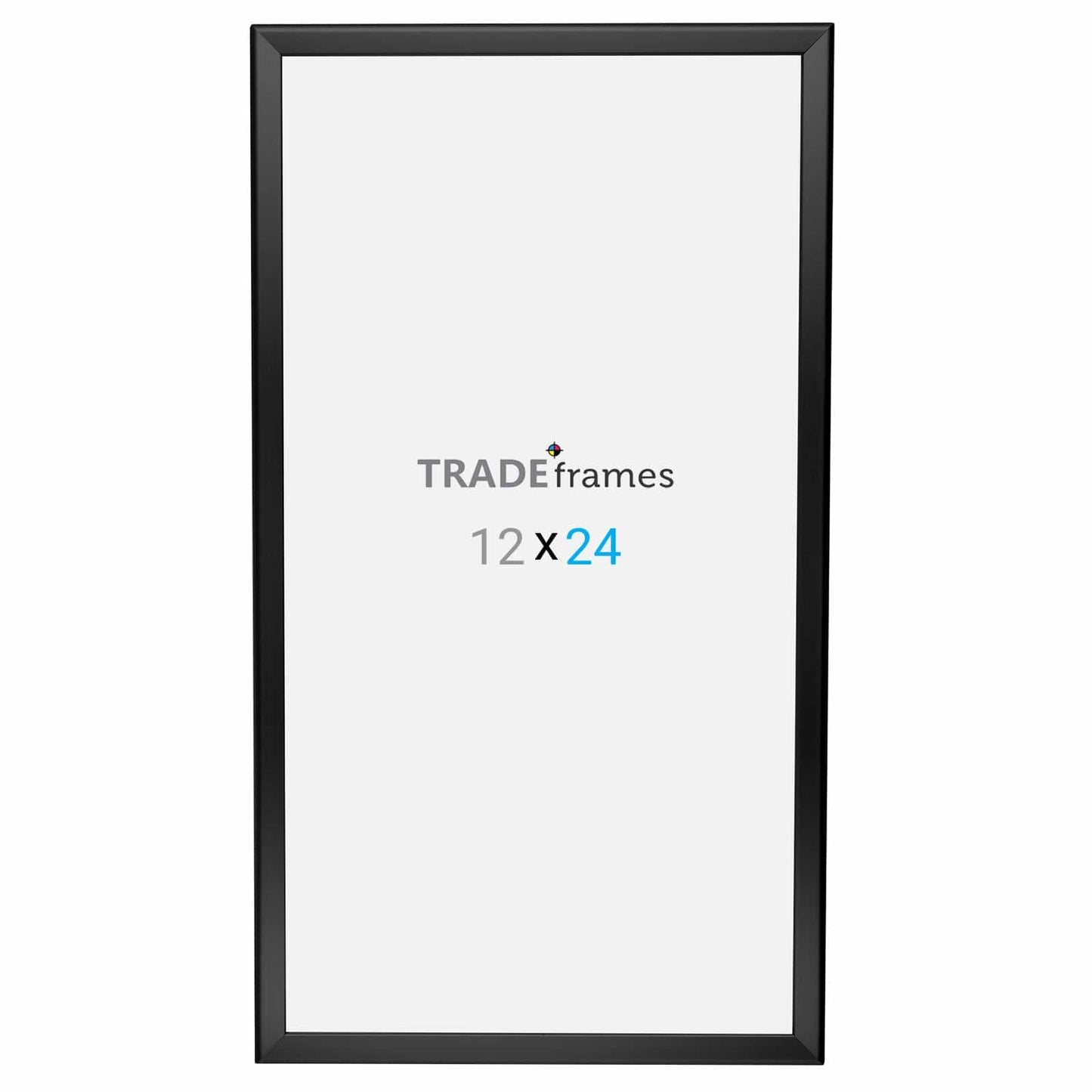 12x24 Black TRADEframe Snap Frame - 1.25" Profile - Snap Frames Direct