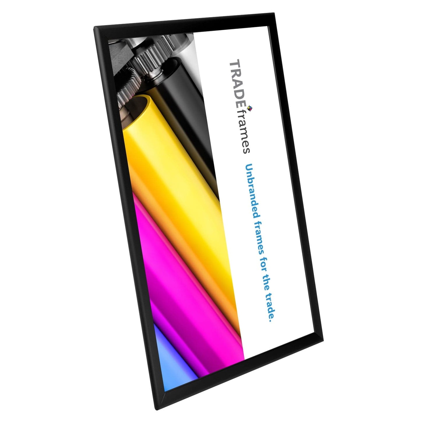 12x24 Black TRADEframe Snap Frame - 1.25" Profile - Snap Frames Direct