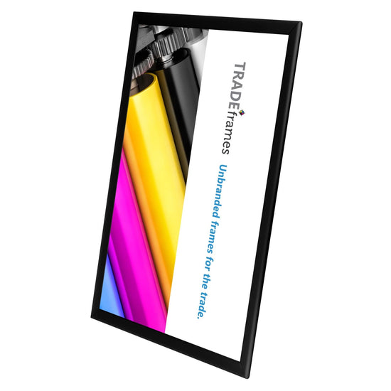12x24 Black TRADEframe Snap Frame - 1.25" Profile - Snap Frames Direct