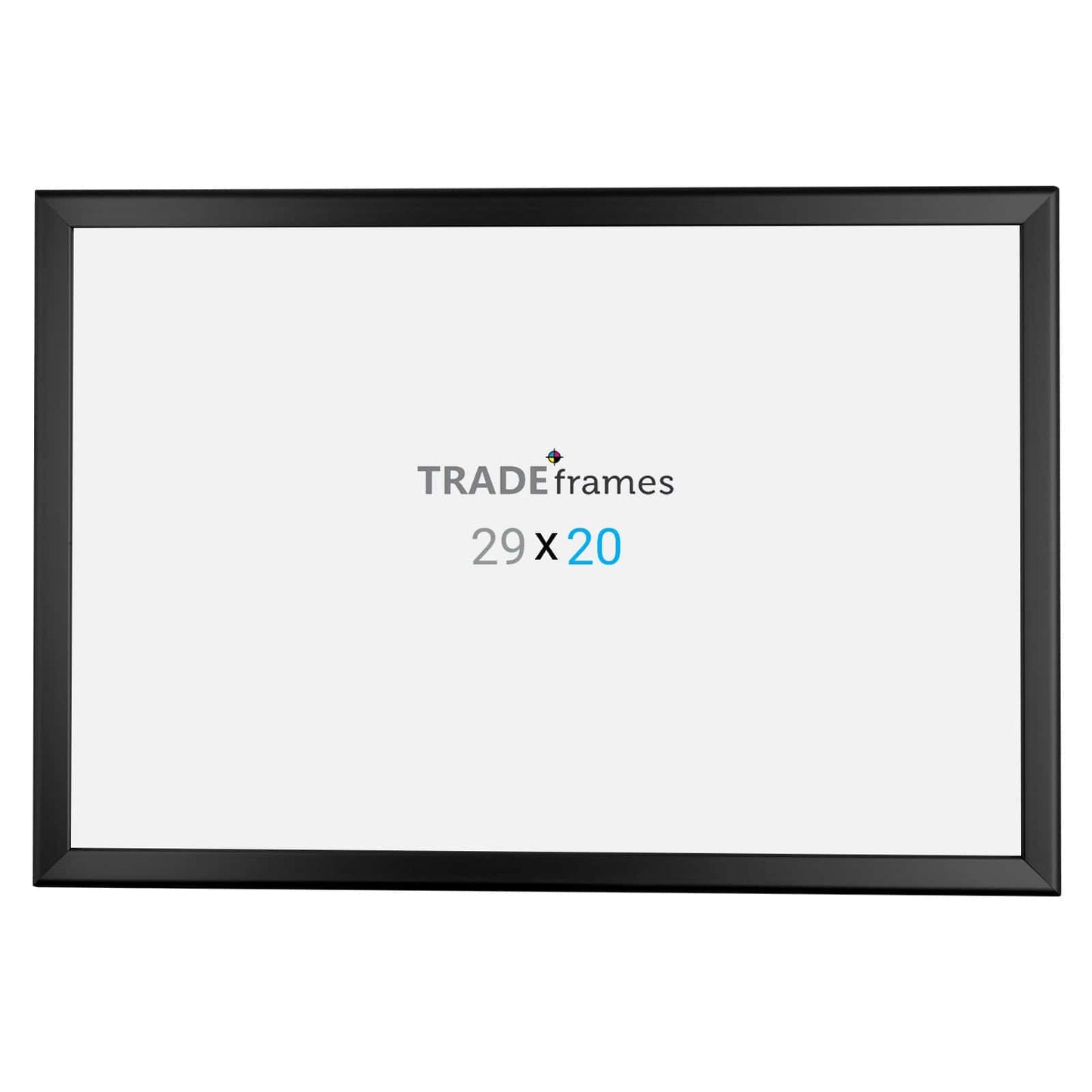 20x29 Black Snap Frame - 1.25" Profile - Snap Frames Direct