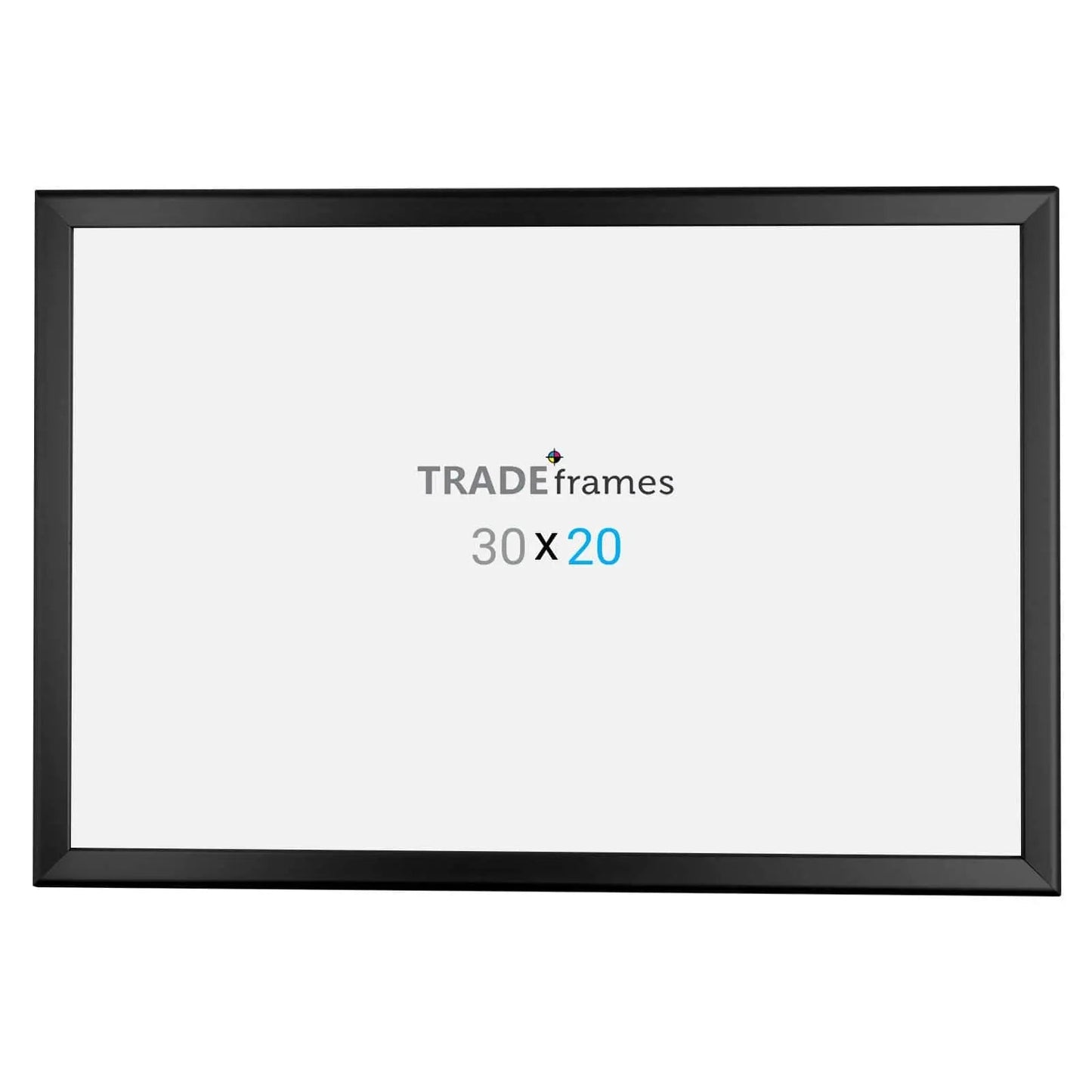 20x30 Inches Black Snap Frame - 1.25" Profile - Snap Frames Direct