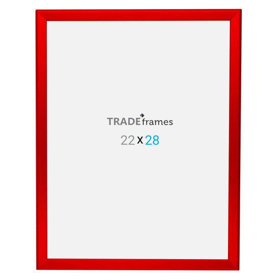 22x28  TRADEframe Red Snap Frame 22x28 - 1.25 inch profile - Snap Frames Direct