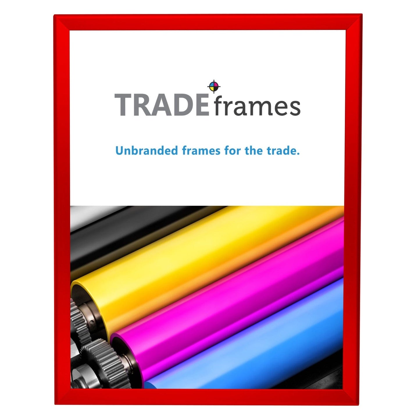 22x28  TRADEframe Red Snap Frame 22x28 - 1.25 inch profile - Snap Frames Direct