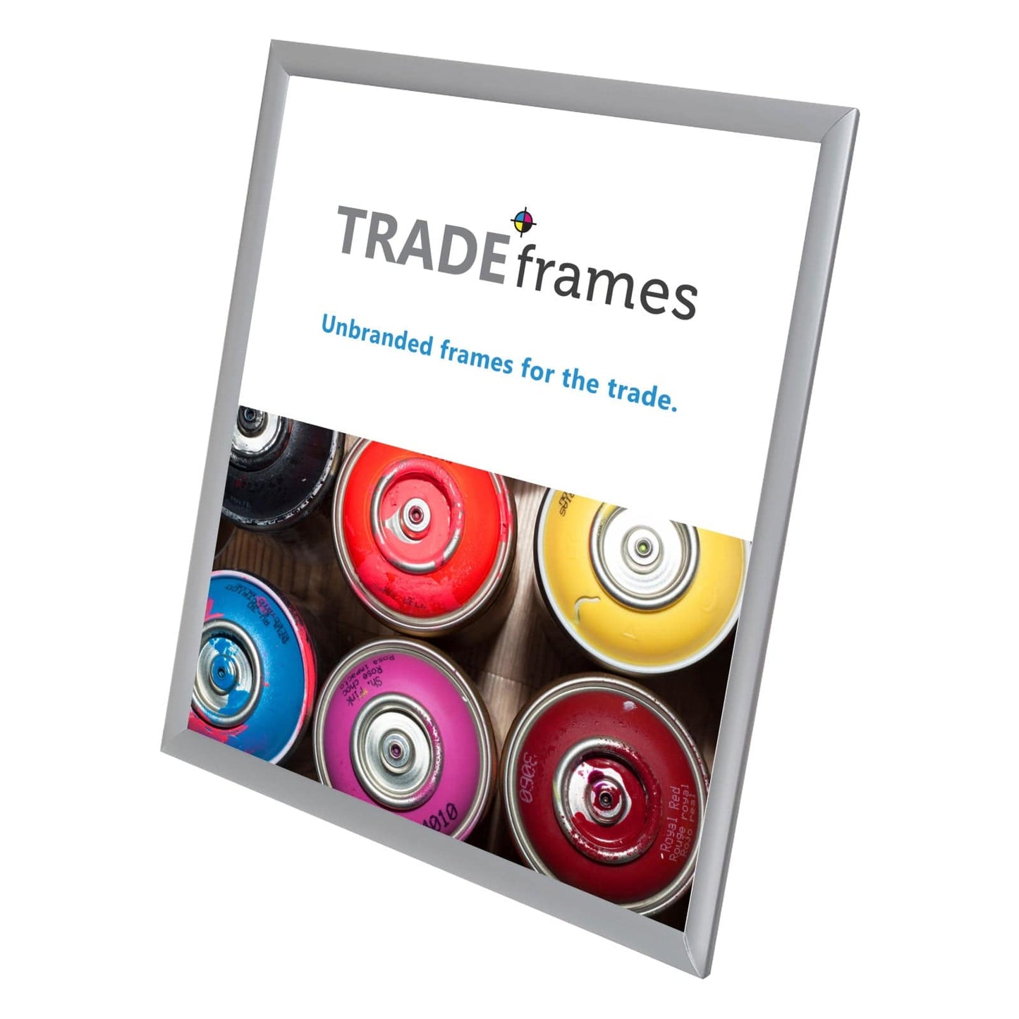 20x24  TRADEframe Silver Snap Frame 20x24 - 1 inch profile - Snap Frames Direct