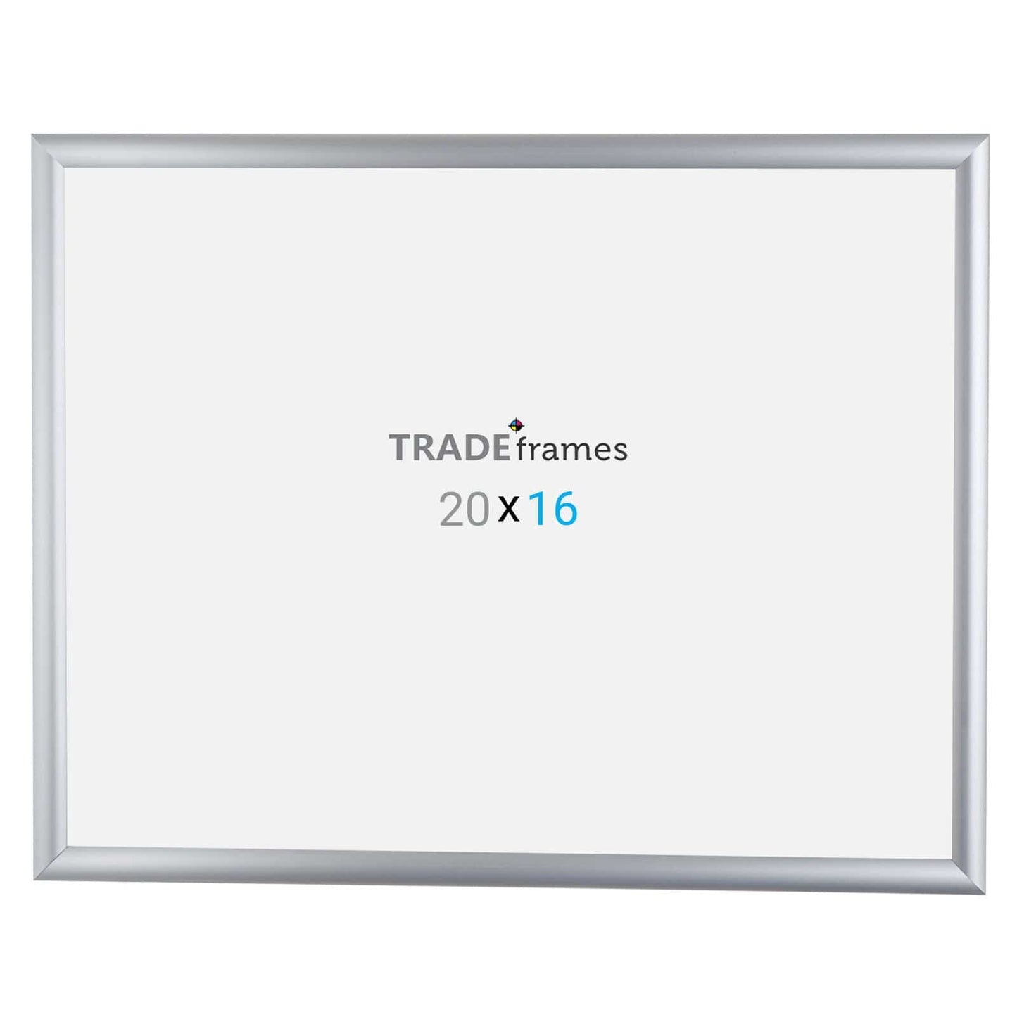 16x20 Silver TRADEframe Snap Frame - 1" Profile - Snap Frames Direct