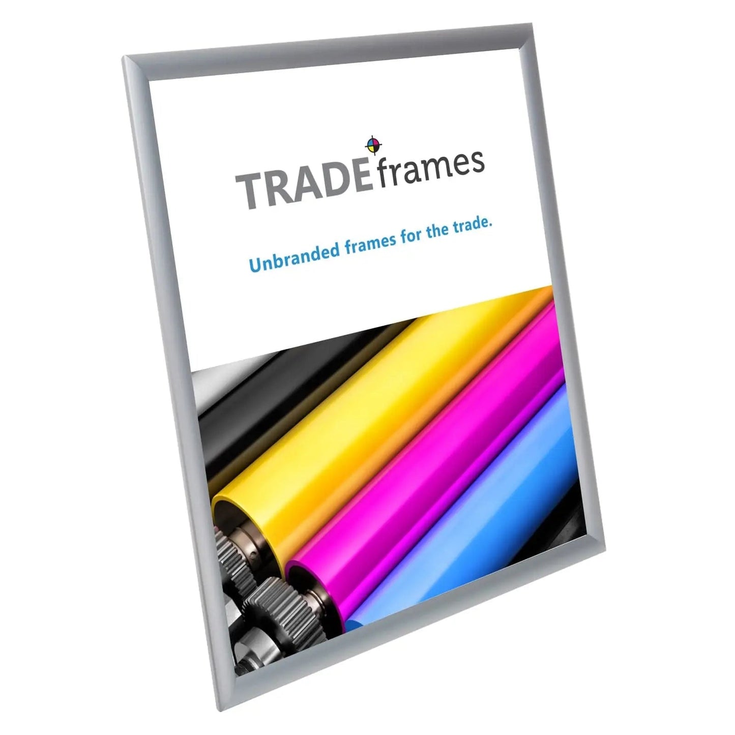 18x24 Inches Silver Snap Frame - 1" Profile - Snap Frames Direct