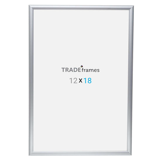 12x18  TRADEframe Silver Snap Frame 12x18 - 1 inch profile - Snap Frames Direct