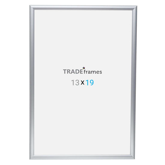 13x19  TRADEframe Silver Snap Frame 13x19 - 1 inch profile - Snap Frames Direct