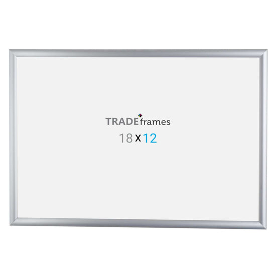 12x18  TRADEframe Silver Snap Frame 12x18 - 1 inch profile - Snap Frames Direct