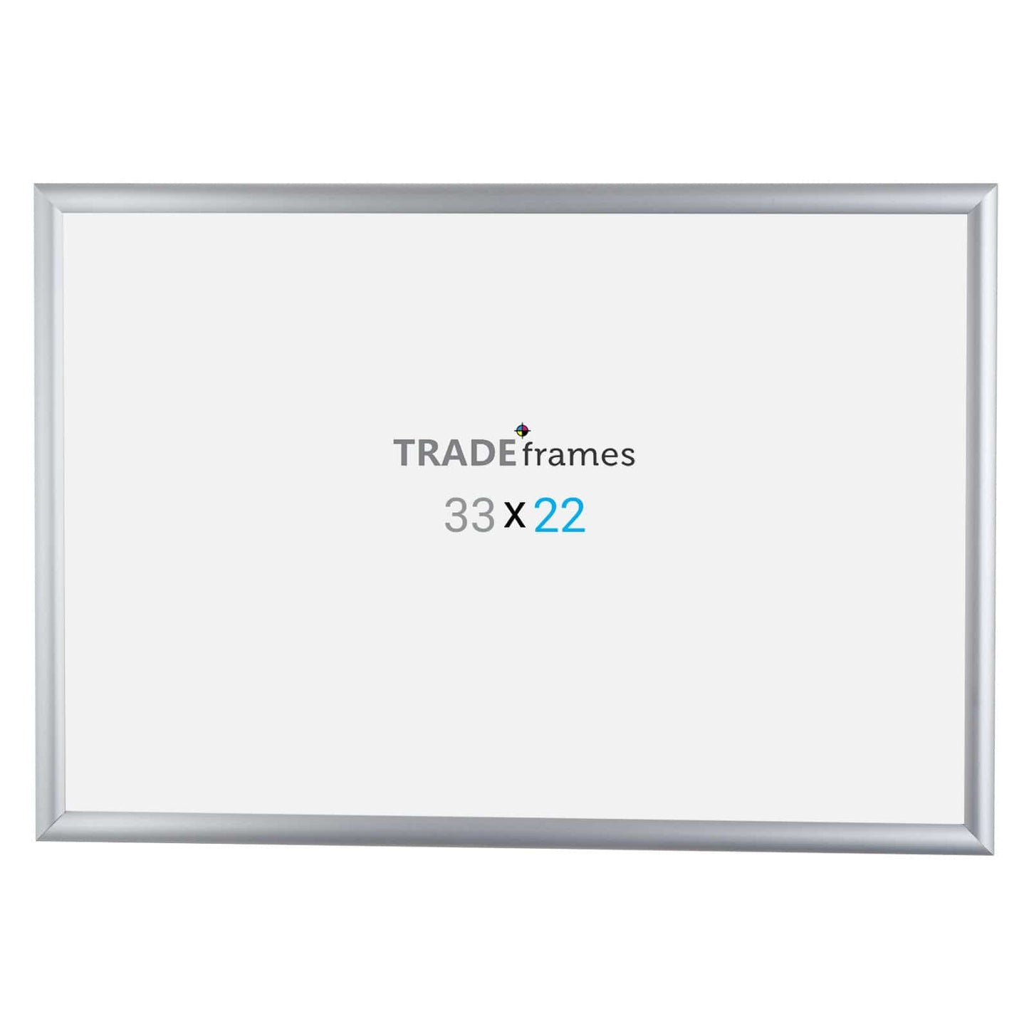 22x33 Silver Snap Frame - 1" Profile - Snap Frames Direct
