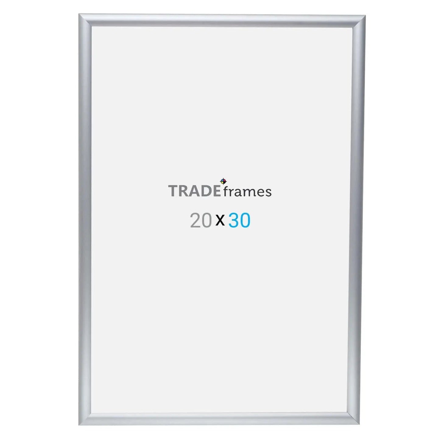 20x30 Inches Silver Snap Frame - 1" Profile - Snap Frames Direct