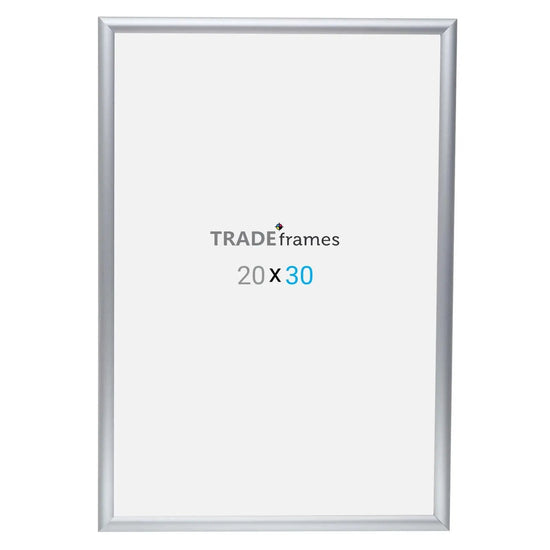 20x30 Inches Silver Snap Frame - 1" Profile - Snap Frames Direct