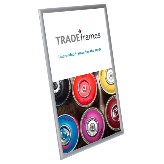 12x18  TRADEframe Silver Snap Frame 12x18 - 1 inch profile - Snap Frames Direct
