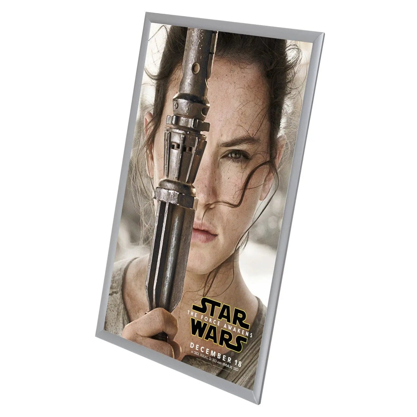 24x36 Silver Snap Frame - 1" Profile - Snap Frames Direct