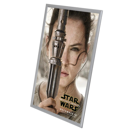 24x36 Silver Snap Frame - 1" Profile - Snap Frames Direct