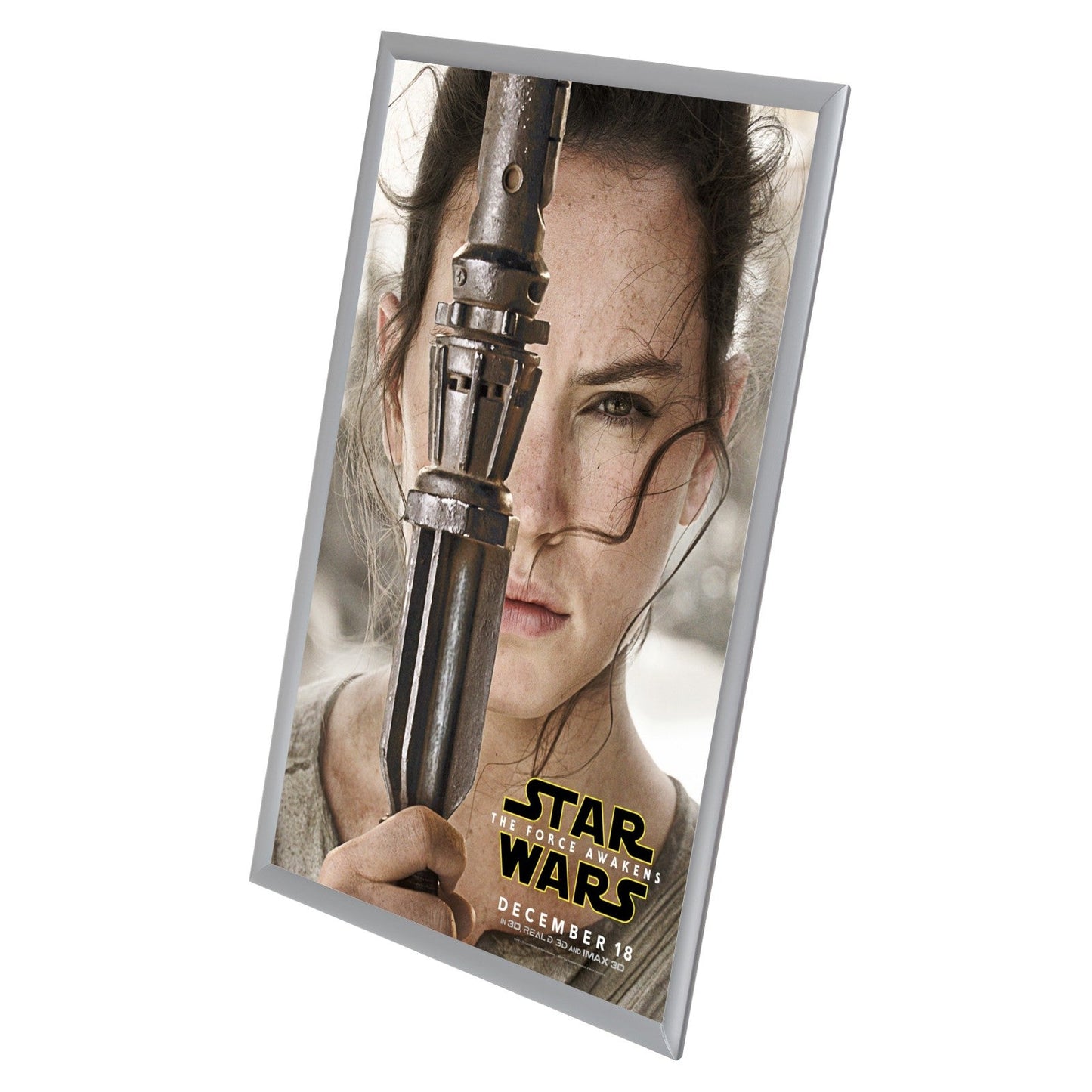 5 Case Pack of Silver 24x36 Movie Poster Frame - 1" Profile