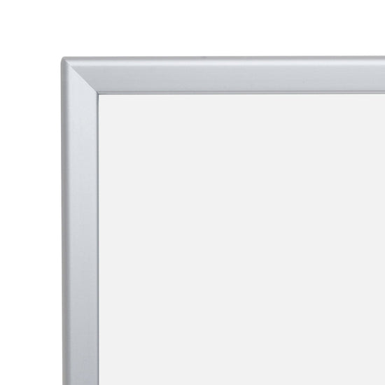 22x28 Inches Silver Snap Frame - 1.25" Profile - Snap Frames Direct