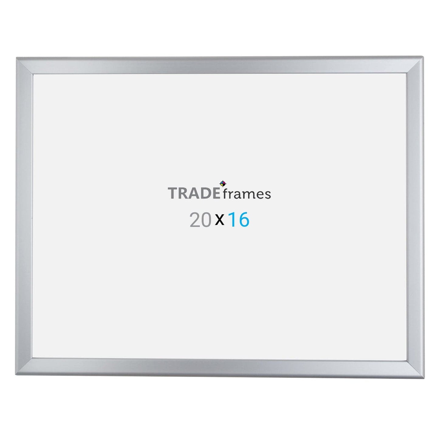 16x20 Silver TRADEframe Snap Frame - 1.25" Profile - Snap Frames Direct