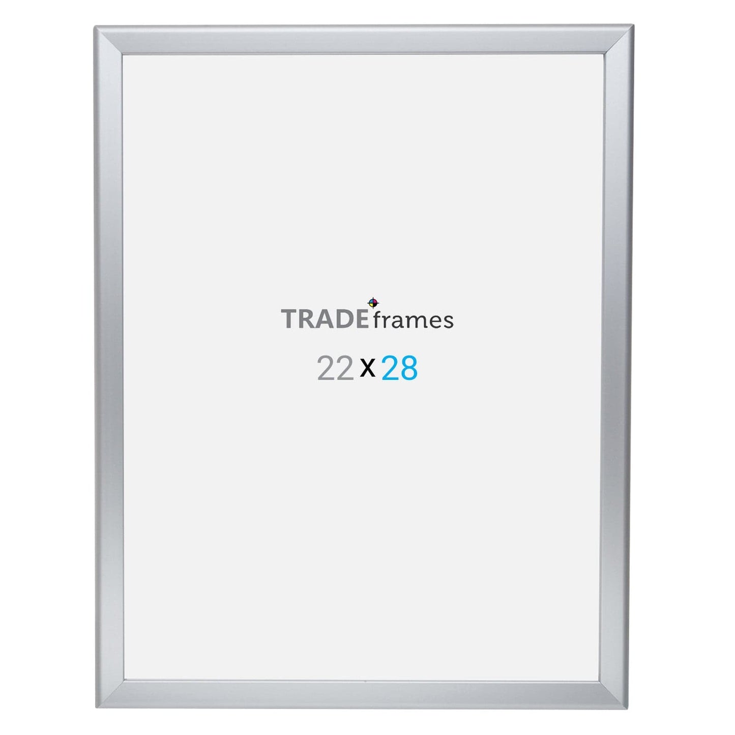 22x28 Inches Silver Snap Frame - 1.25" Profile - Snap Frames Direct
