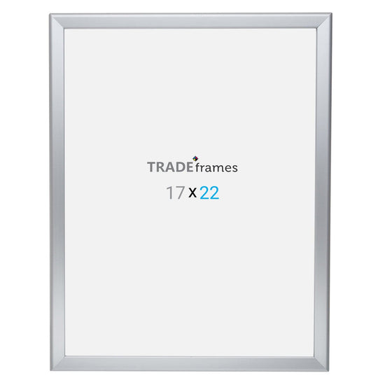 17x22 Silver Snap Frame 17x22 - 1.25 inch profile - Snap Frames Direct