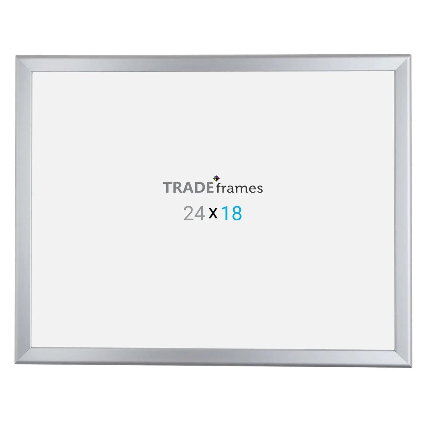 18x24 Silver Snap Frame - 1.25" Profile - Snap Frames Direct