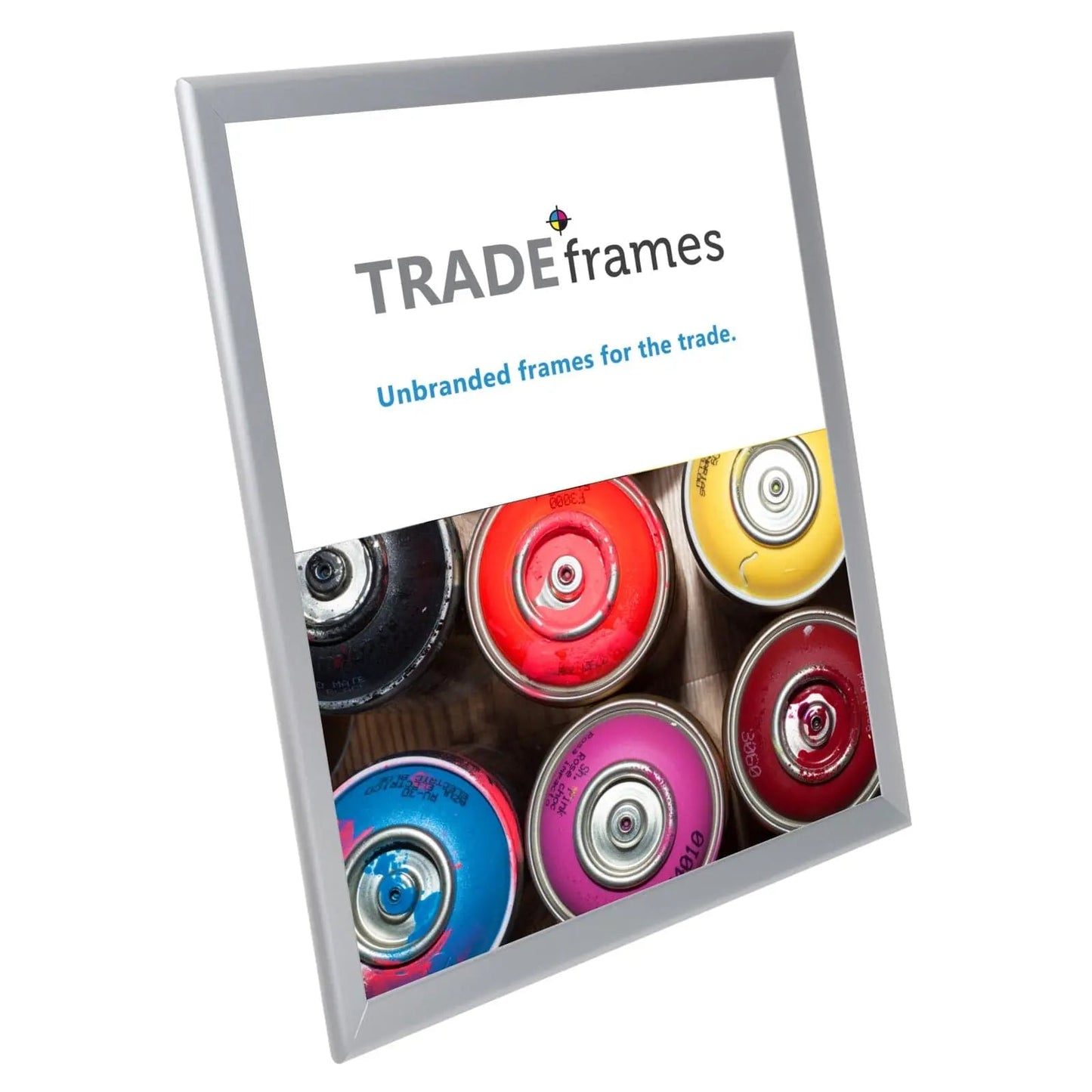 18x24 Silver Snap Frame - 1.25" Profile - Snap Frames Direct