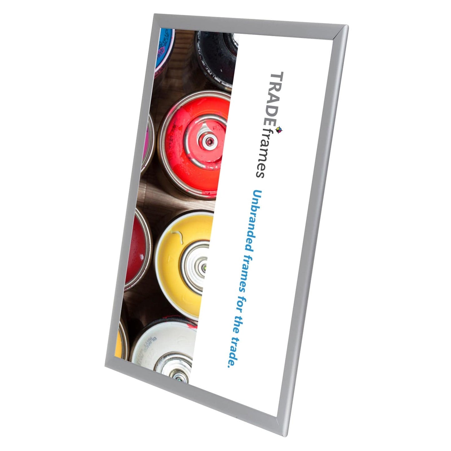 12x24 Silver TRADEframe Snap Frame - 1.25" Profile - Snap Frames Direct