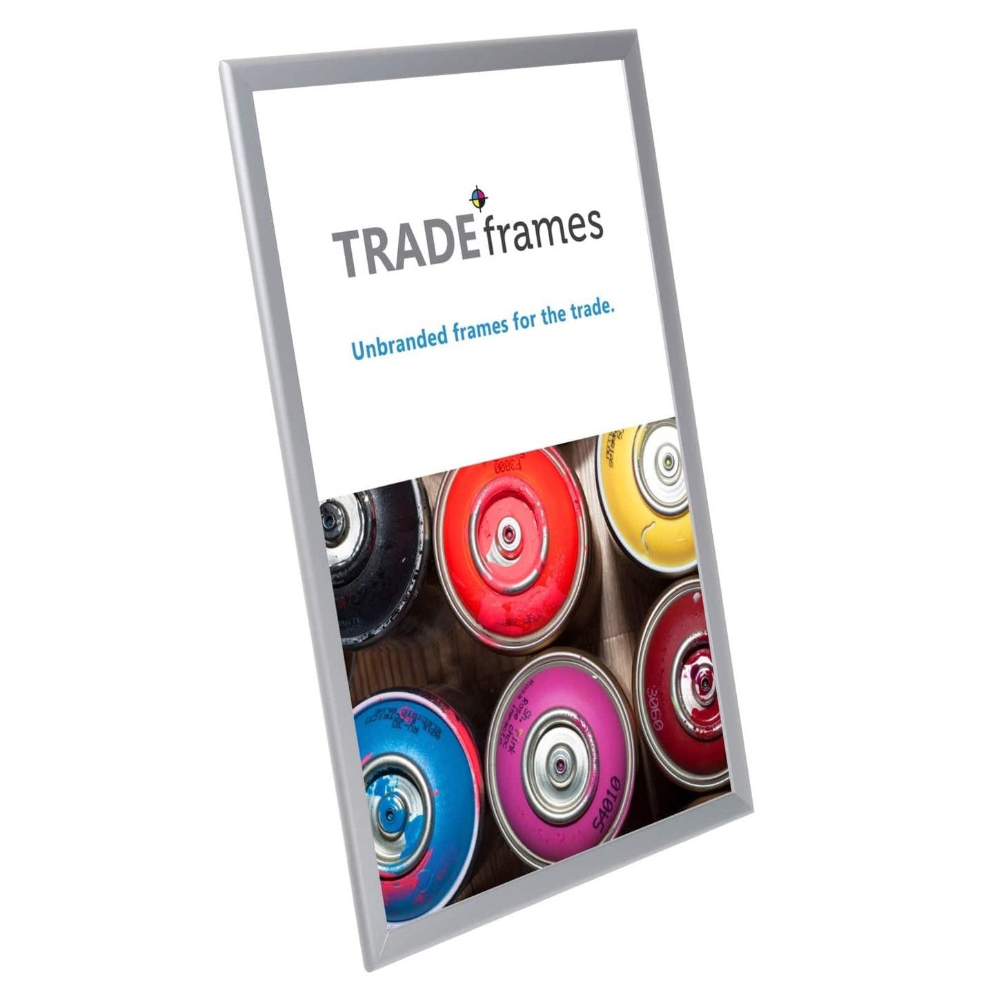 13x19 Silver TRADEframe Snap Frame - 1.25" Profile - Snap Frames Direct