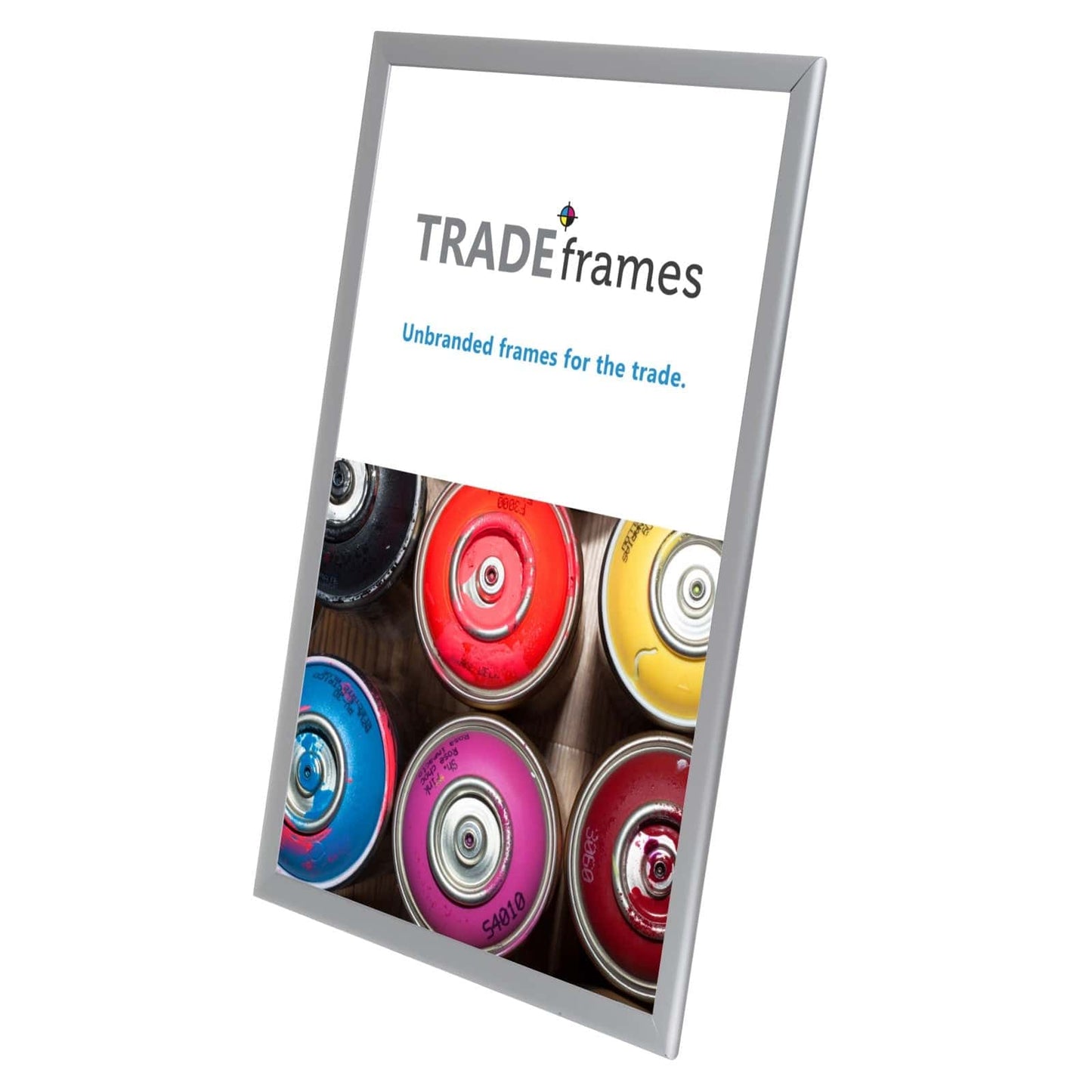 13x19 Silver TRADEframe Snap Frame - 1.25" Profile - Snap Frames Direct
