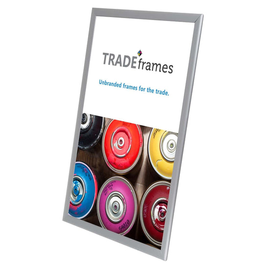 13x19 Silver TRADEframe Snap Frame - 1.25" Profile - Snap Frames Direct