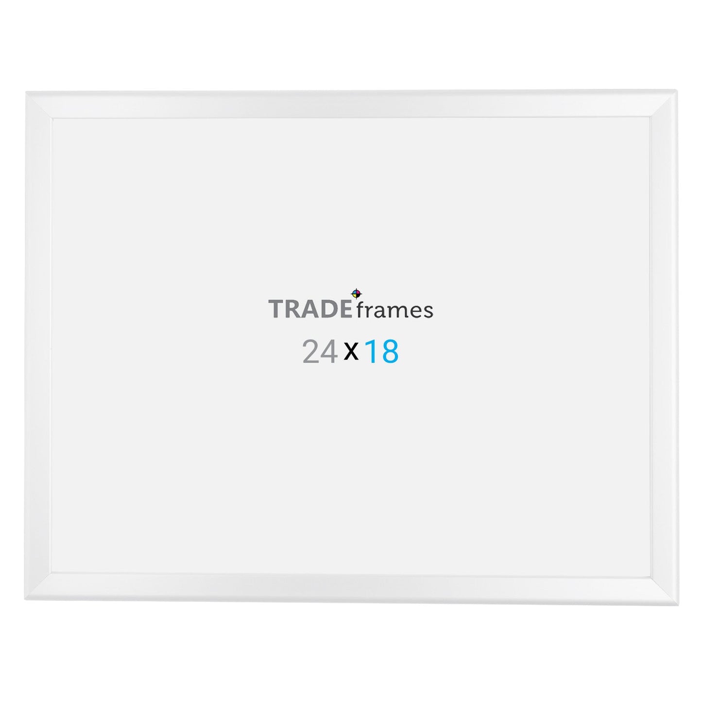 18x24 TRADEframe White Snap Frame 18x24 - 1.25 inch profile - Snap Frames Direct