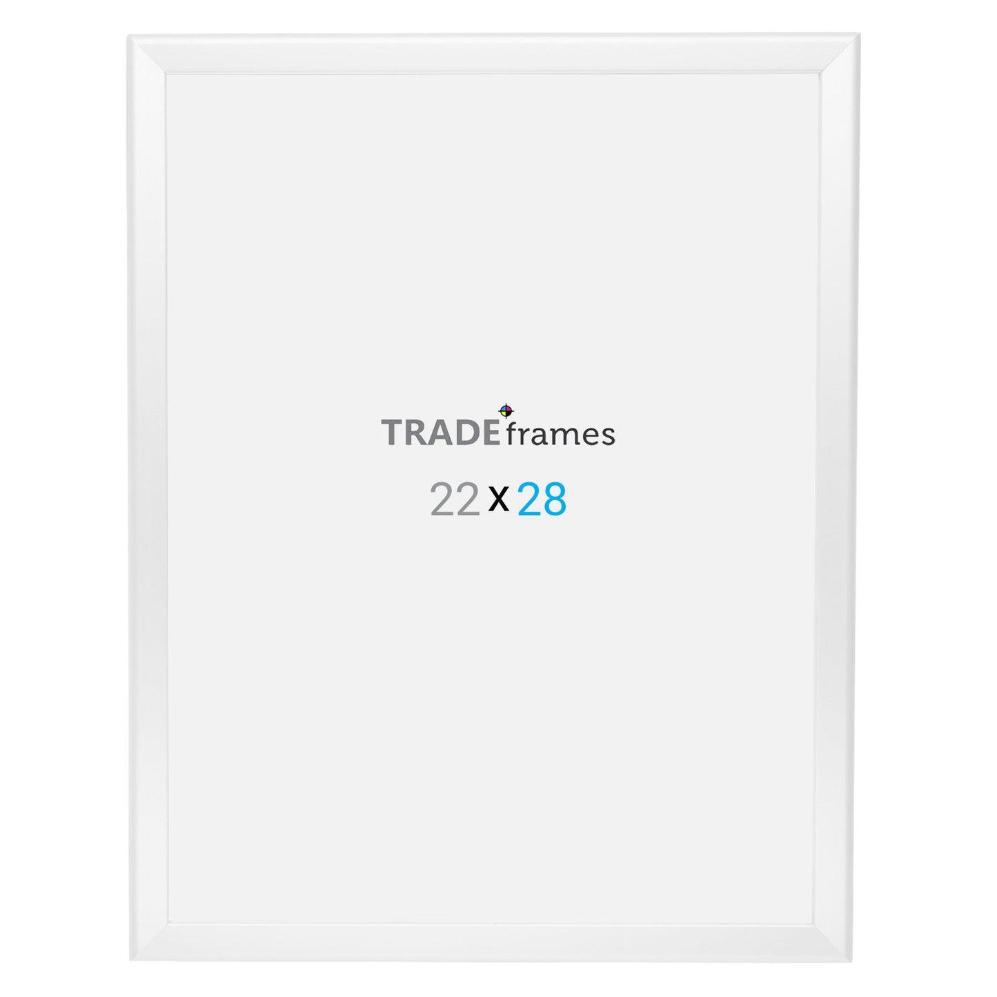 22x28 TRADEframe White Snap Frame 22x28 - 1.25 inch profile - Snap Frames Direct