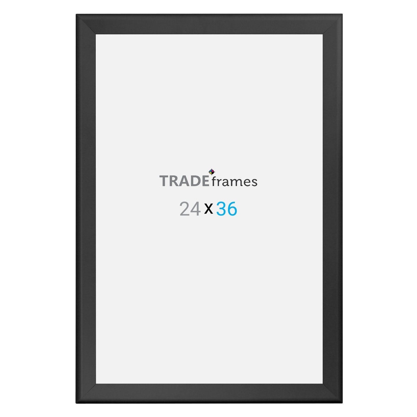 24x36 Black TRADEframe Snap Frame - 1.7" Profile - Snap Frames Direct