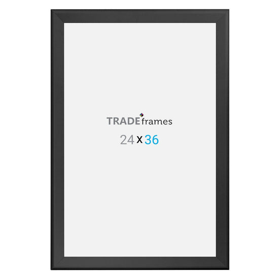 24x36 Black TRADEframe Snap Frame - 1.7" Profile - Snap Frames Direct