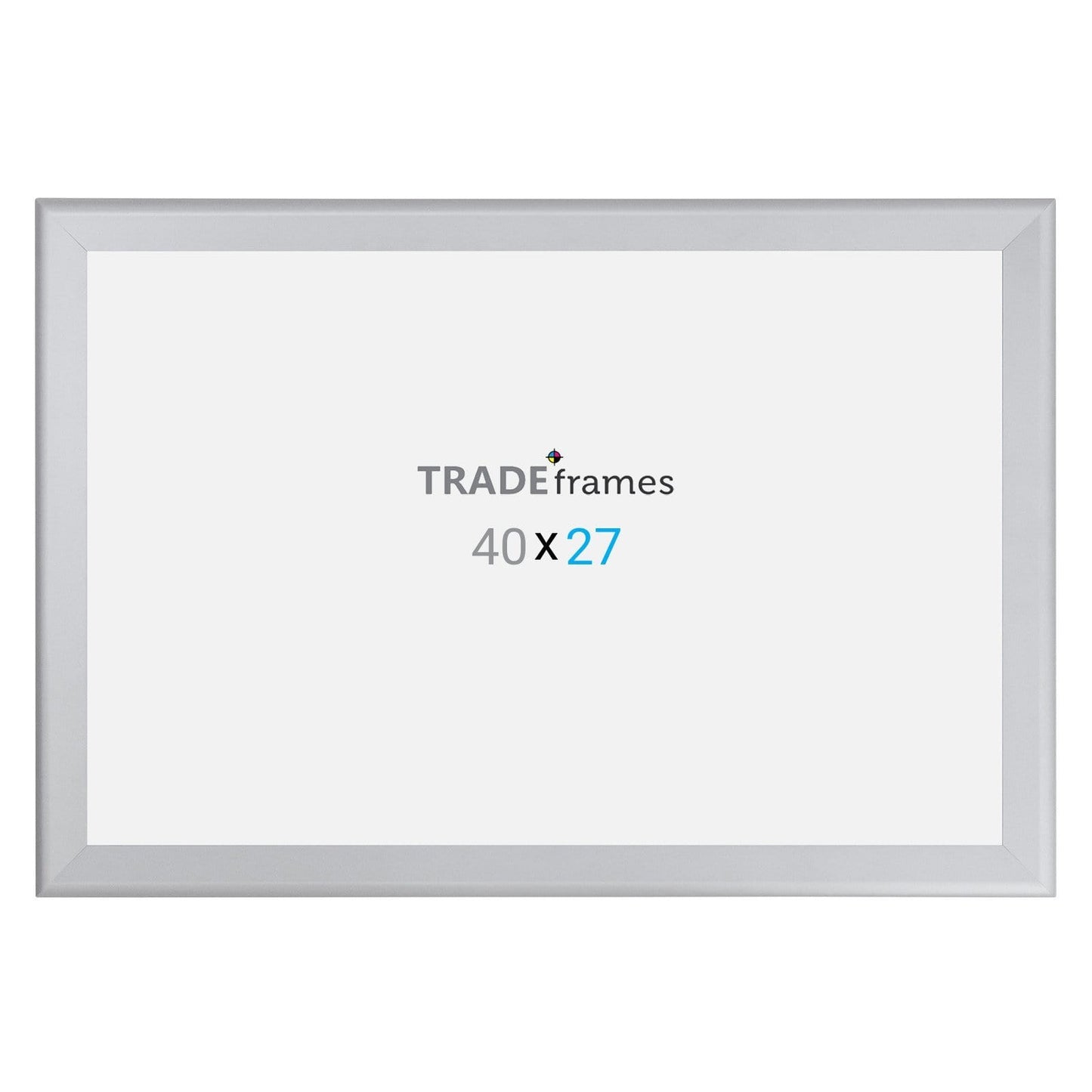 27x40 Silver TRADEframe Snap Frame - 1.7" Profile - Snap Frames Direct