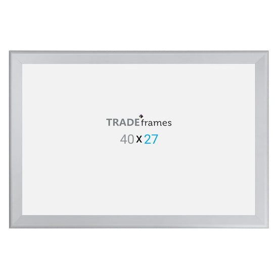 27x40 Silver TRADEframe Snap Frame - 1.7" Profile - Snap Frames Direct