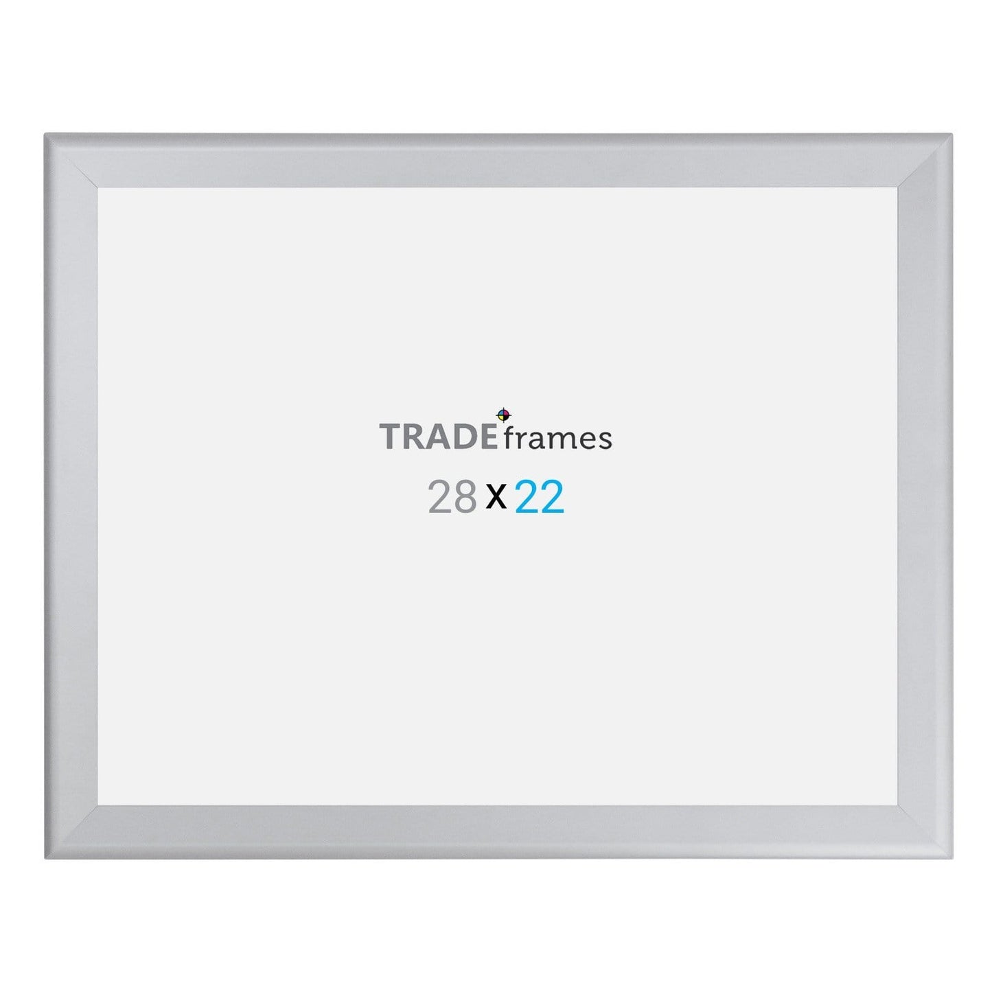 22x28 Silver TRADEframe Snap Frame - 1.7" Profile - Snap Frames Direct