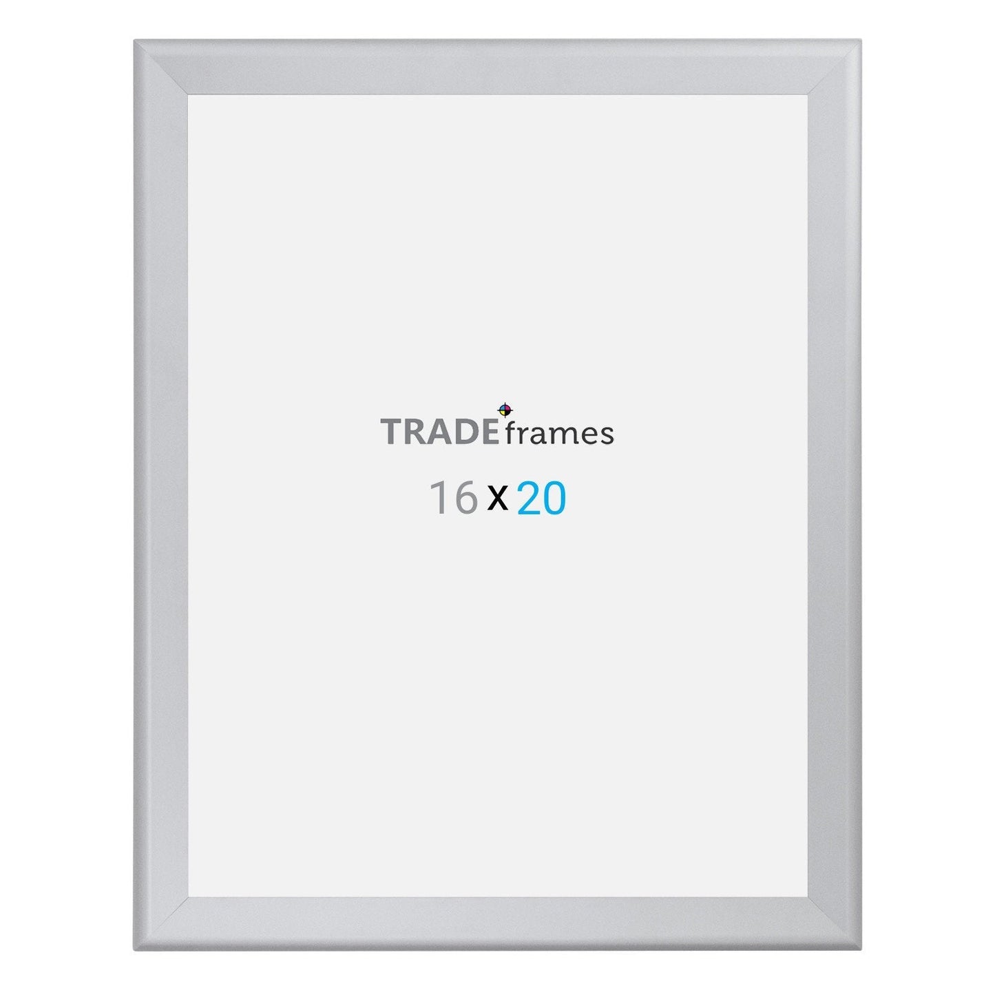 16x20  TRADEframe Silver Snap Frame 16x20 - 1.7 inch profile - Snap Frames Direct