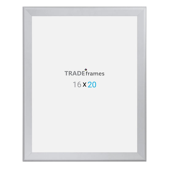 16x20  TRADEframe Silver Snap Frame 16x20 - 1.7 inch profile - Snap Frames Direct
