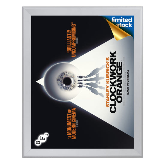 Silver 30x40 Movie Poster Frame - 1.7" Profile