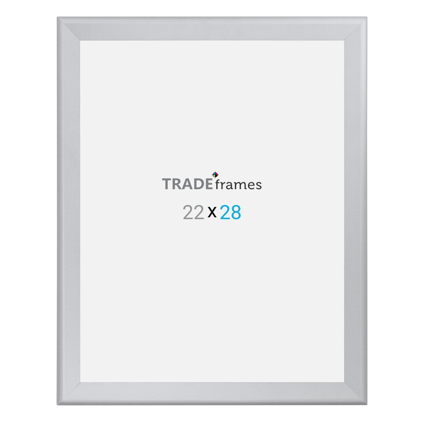 22x28 Silver TRADEframe Snap Frame - 1.7" Profile - Snap Frames Direct