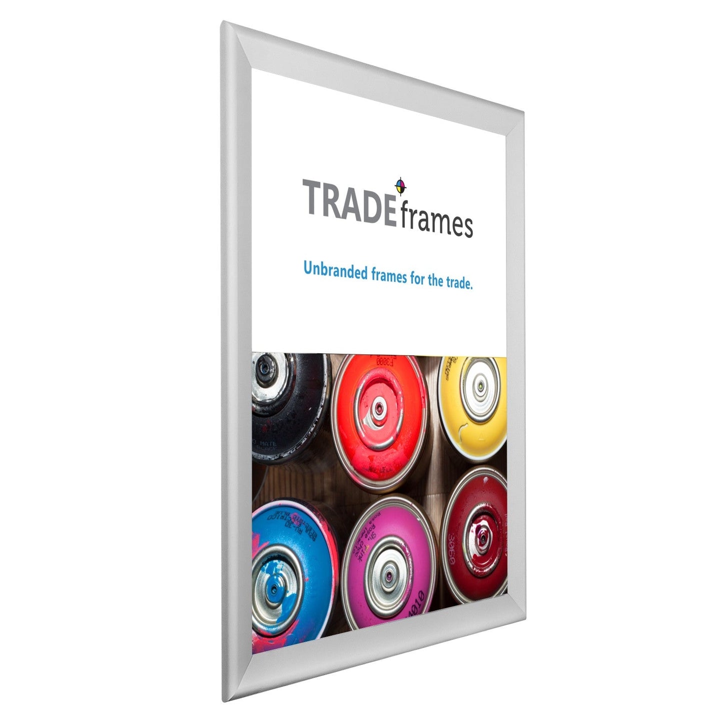 Twin-Pack Silver 36x48 Poster Frame - 1.7" Profile