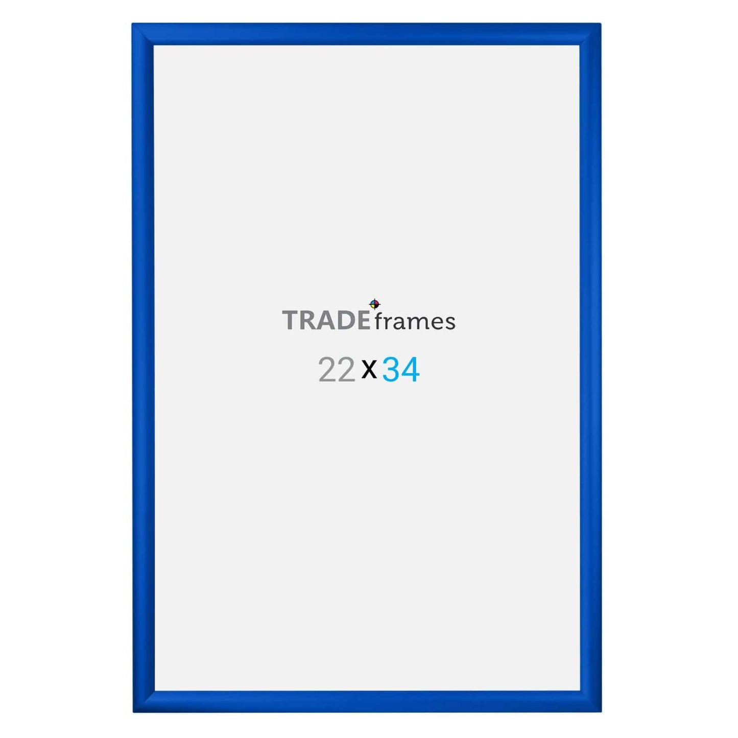 22x34  TRADEframe Blue Snap Frame 22x34 - 1.2 inch profile - Snap Frames Direct