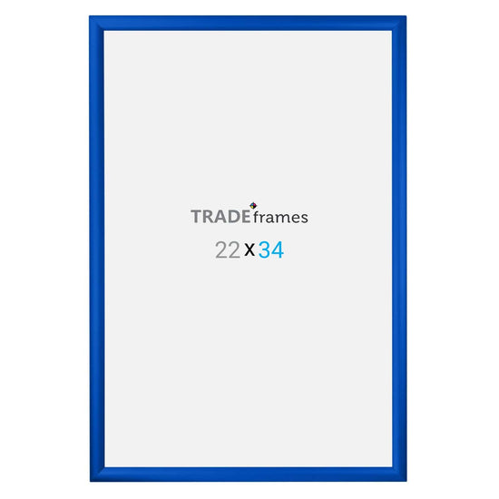 22x34  TRADEframe Blue Snap Frame 22x34 - 1.2 inch profile - Snap Frames Direct