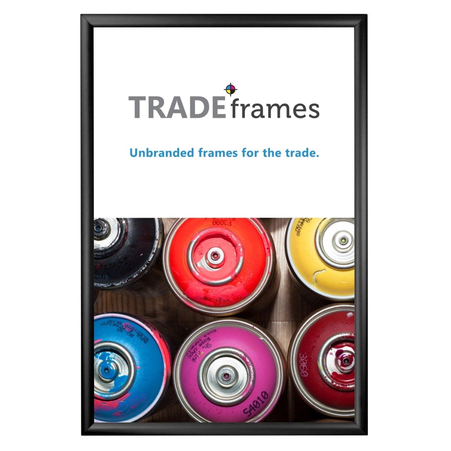 27x40 Black Snap Frame - 1.2" Profile - Snap Frames Direct