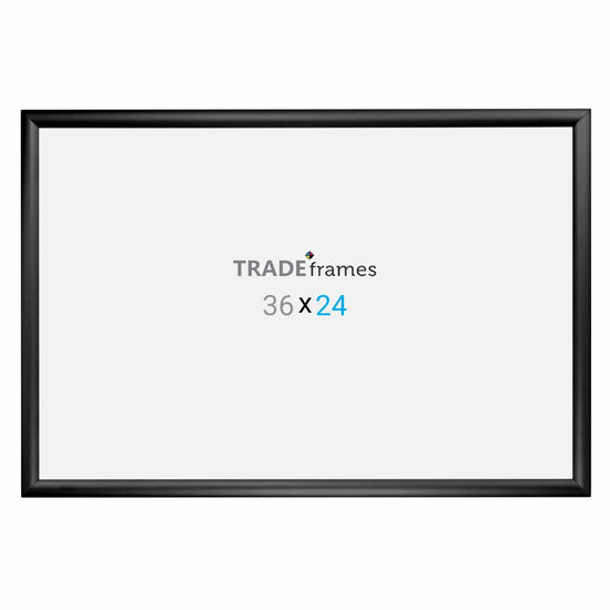 24x36 Black TRADEframe Snap Frame - 1.2" Profile - Snap Frames Direct