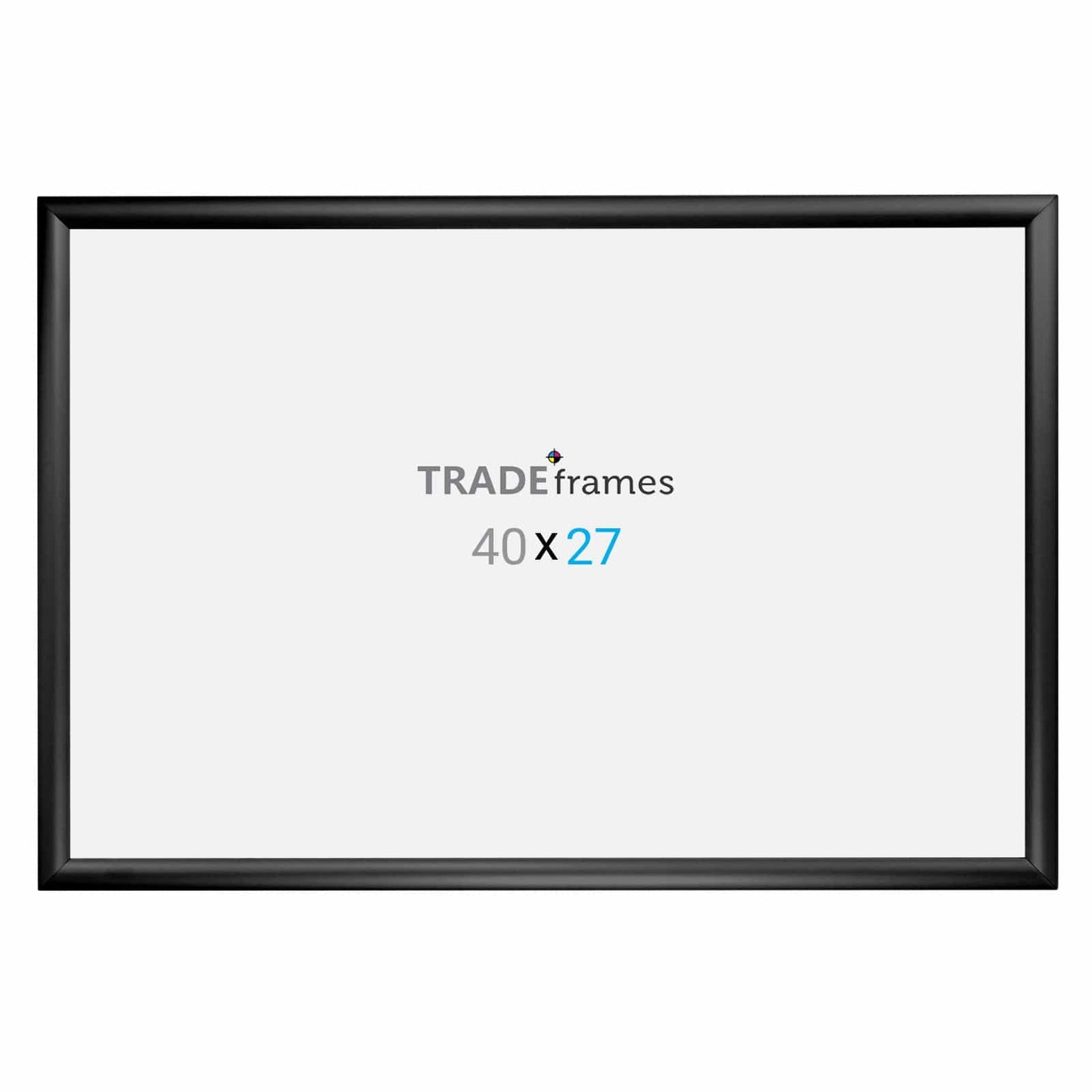 27x40 Black Snap Frame - 1.2" Profile - Snap Frames Direct