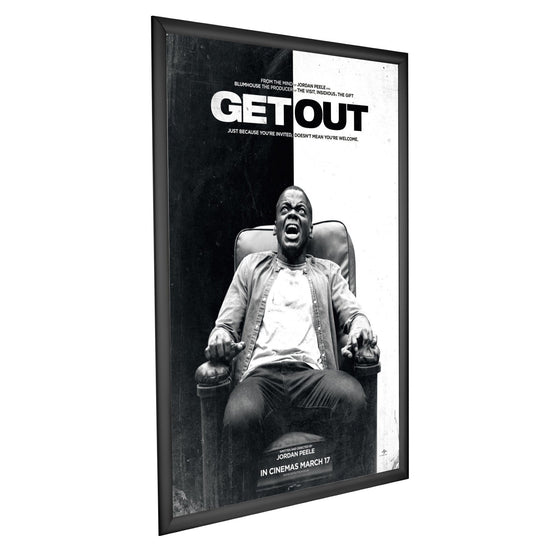 5 Case Pack of Black 24x36 Movie Poster Frame - 1.2" Profile