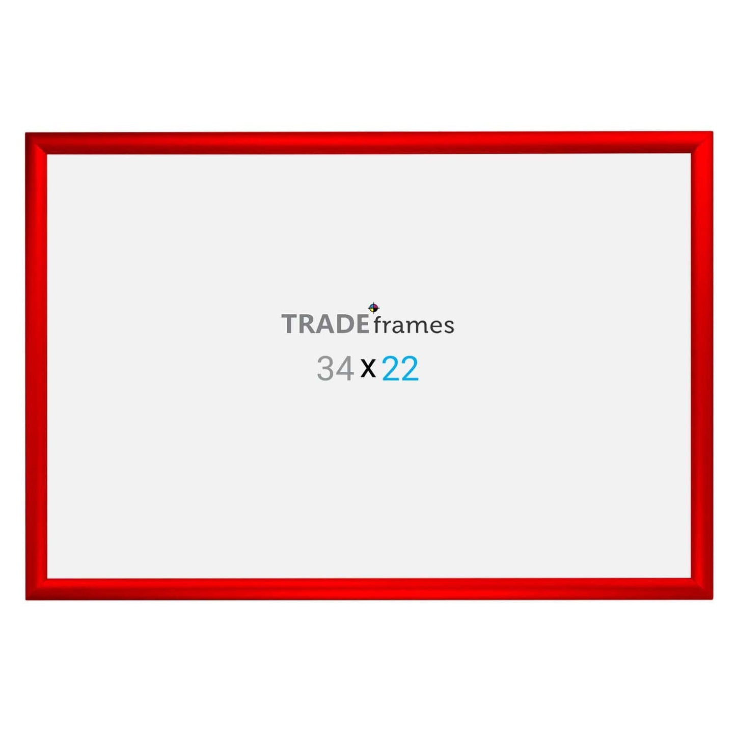 22x34  TRADEframe Red Snap Frame 22x34 - 1.2 inch profile - Snap Frames Direct