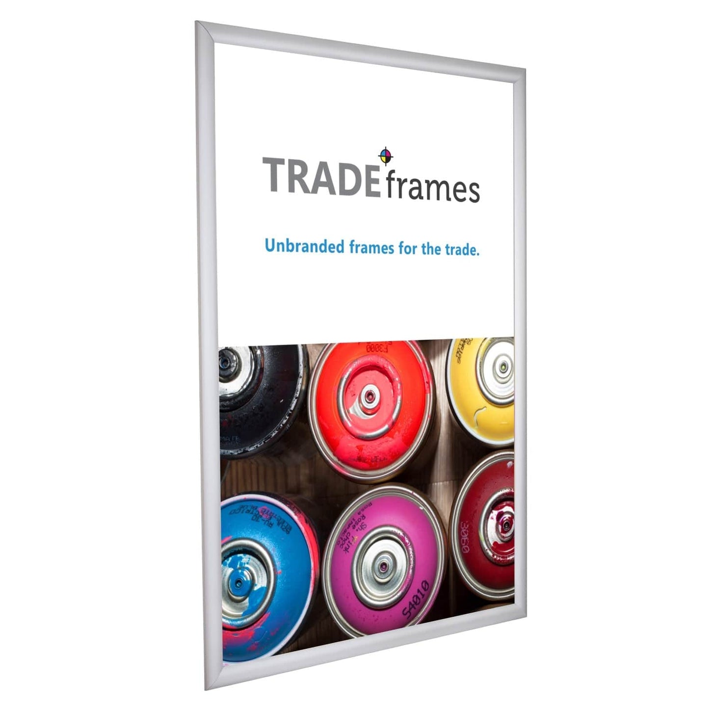 24x36 Silver Snap Frame - 1.2" Width - Snap Frames Direct